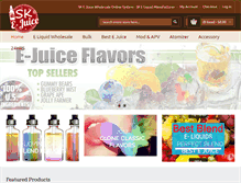 Tablet Screenshot of ejuicewholesale.net